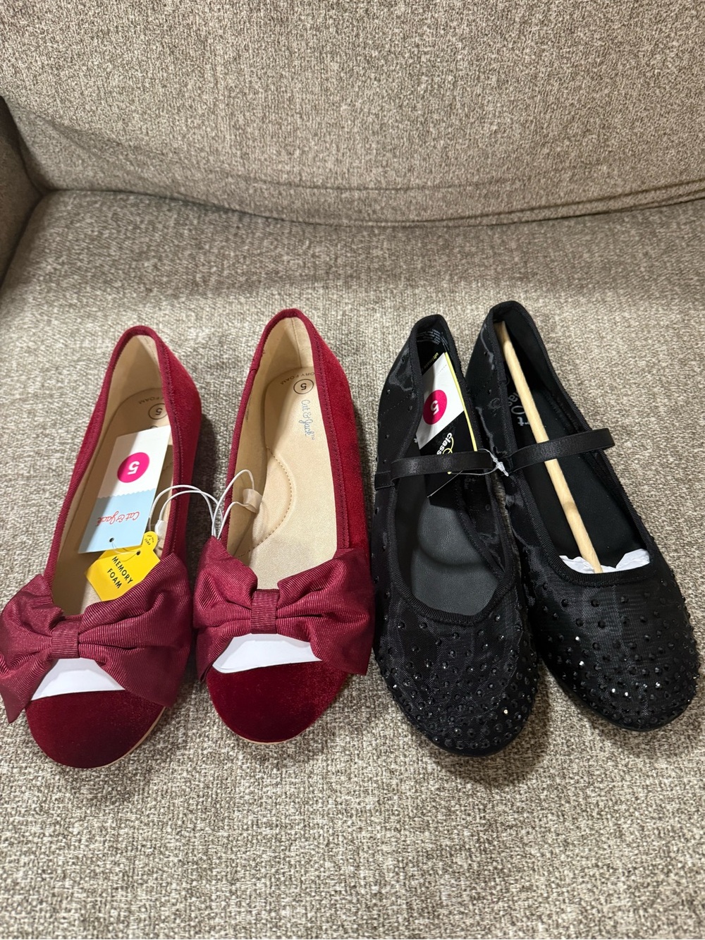 Girls Size 5 Ballet Flats